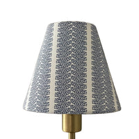 Blue Striped Sconce Shade in Dottie