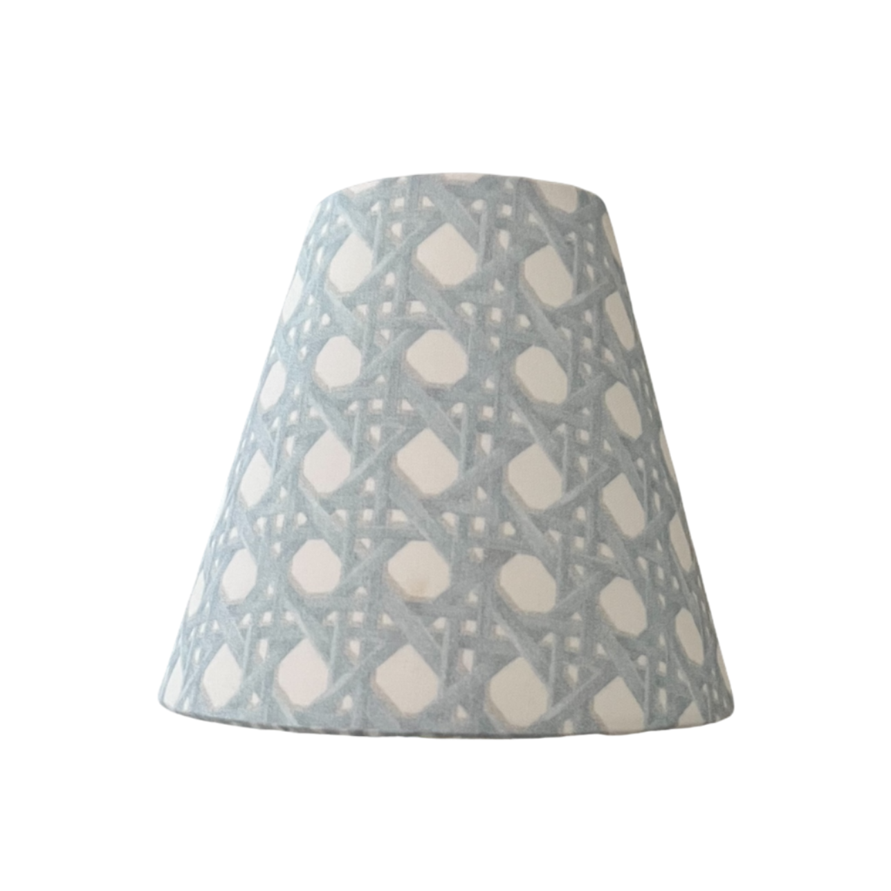 Blue Rattan Sconce Shade in Sally