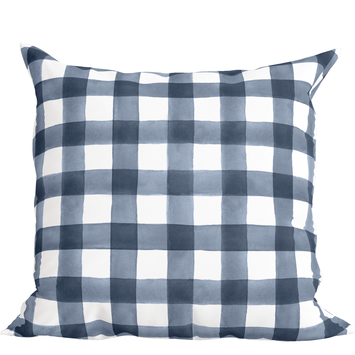 Classic Navy Check Pillow (various sizes)