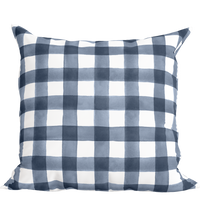 Classic Navy Check Pillow (various sizes)