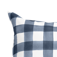 Classic Navy Check Pillow (various sizes)