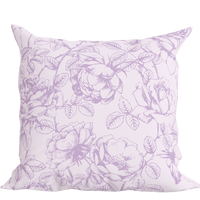 Lilac Floral Pillow in Emmaline (Various Sizes)