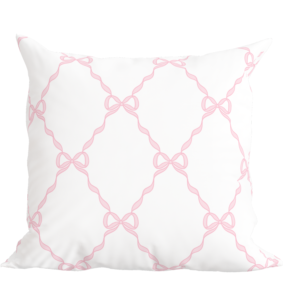 Pink Bow Pillow in Windsor (various sizes)