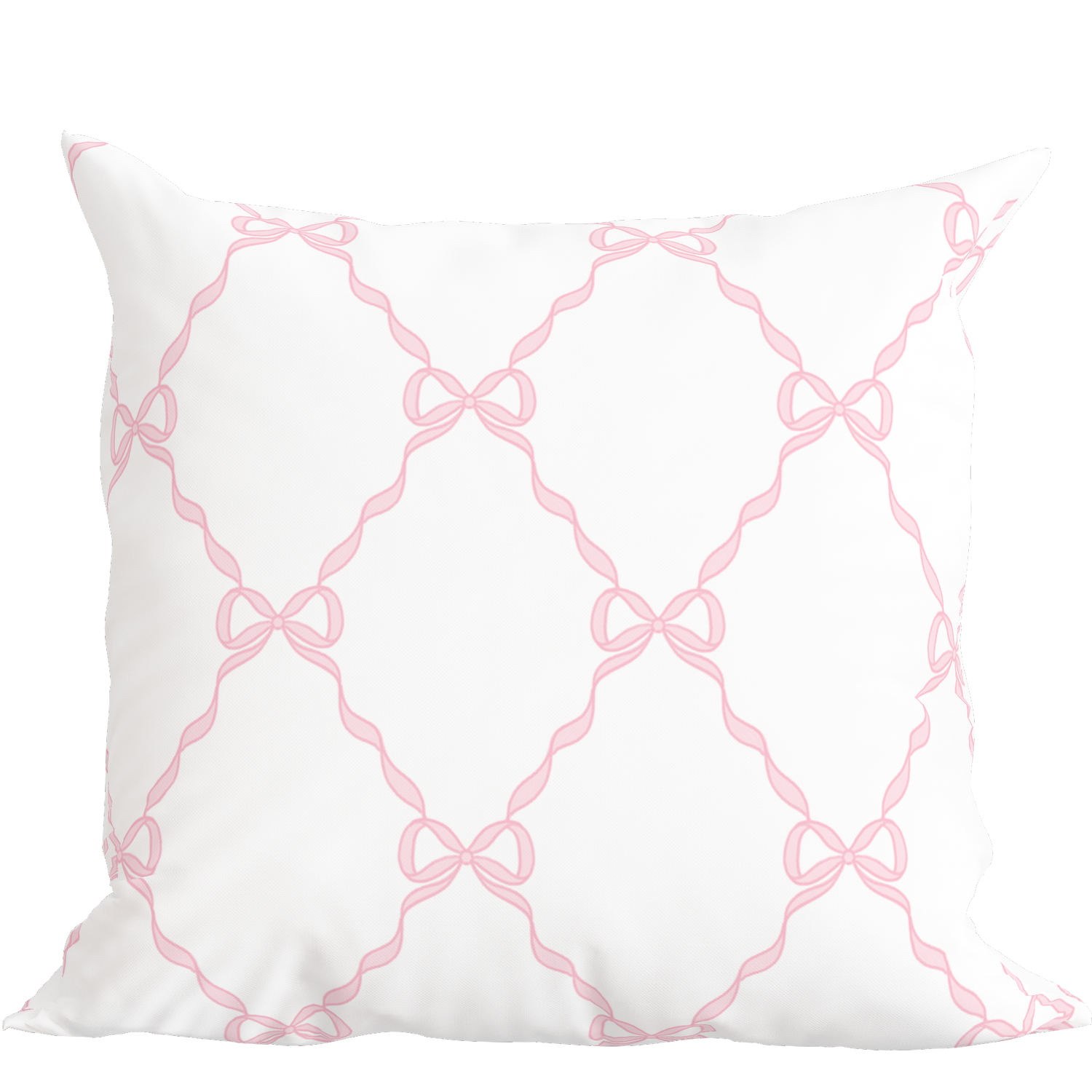 Pink Bow Pillow in Windsor (various sizes)