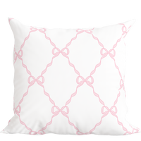 Pink Bow Pillow in Windsor (various sizes)