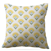 Coneflower Indoor/Outdoor Pillow - Square (Various Sizes and Colors)