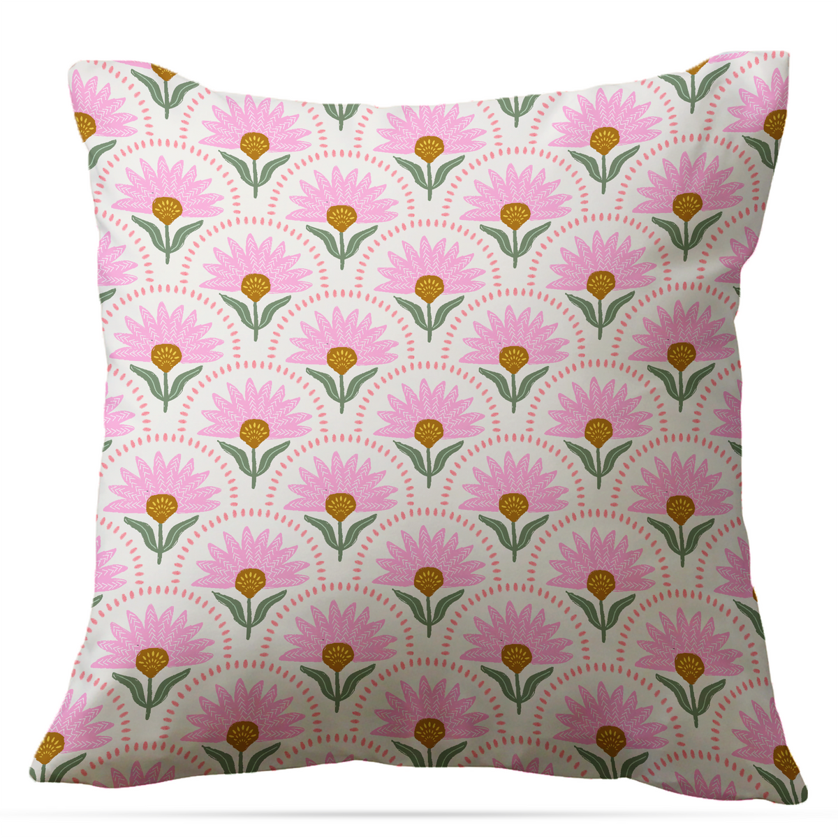 Coneflower Indoor/Outdoor Pillow - Square (Various Sizes and Colors)