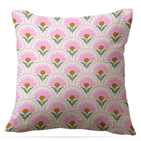 Coneflower Indoor/Outdoor Pillow - Square (Various Sizes and Colors)
