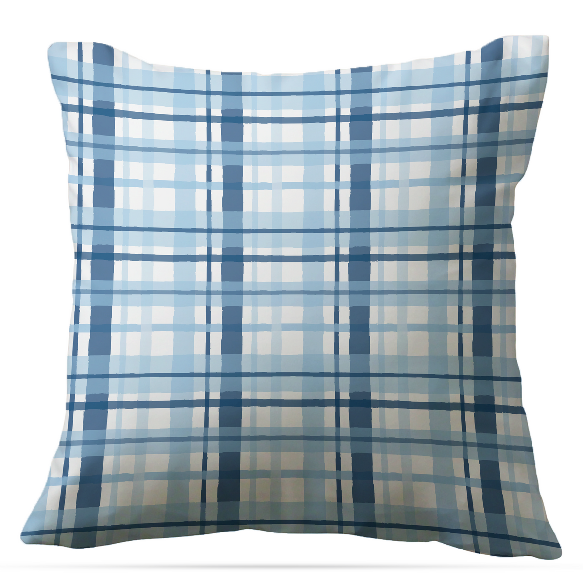 Plaid Indoor/Outdoor Pillow - Square (Various Sizes and Colors)