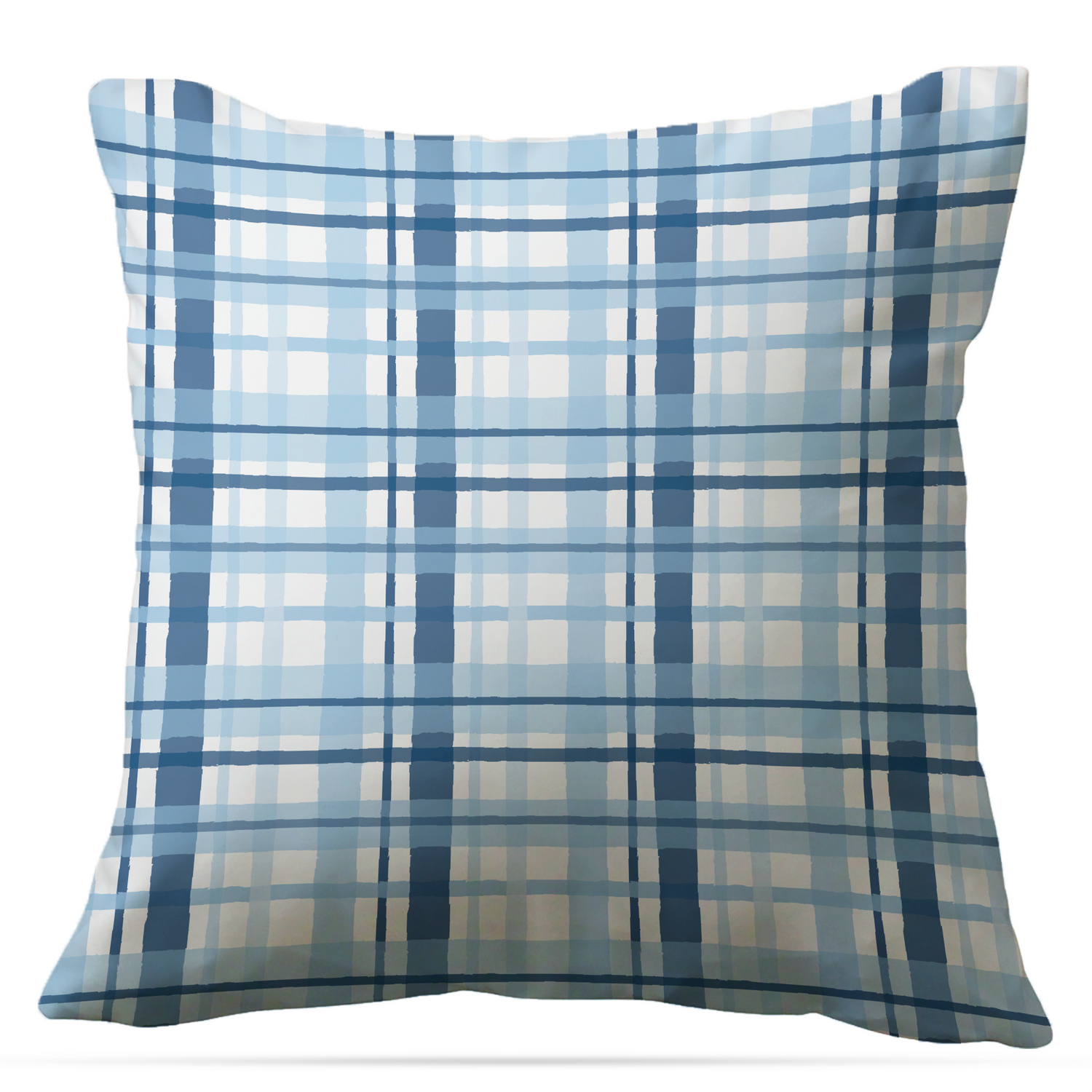 Plaid Indoor/Outdoor Pillow - Square (Various Sizes and Colors)