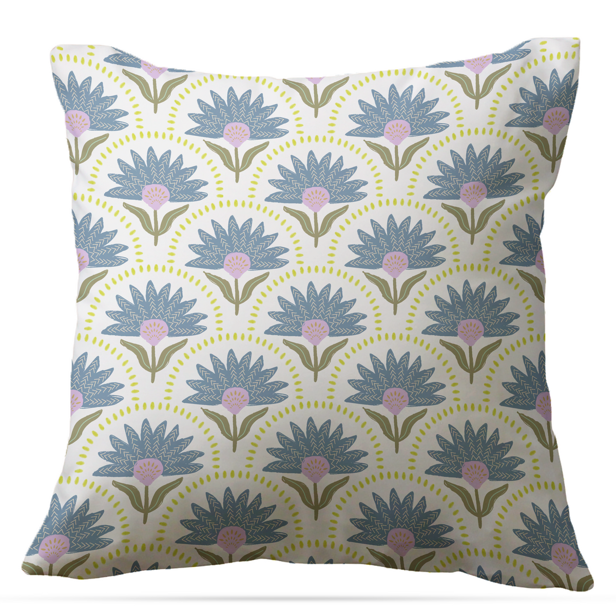 Coneflower Indoor/Outdoor Pillow - Square (Various Sizes and Colors)