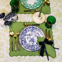 24 Extra Tall Pine Green Taper Candle - 6 Packs of 4