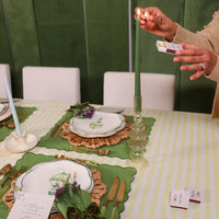 24 Extra Tall Pine Green Taper Candle - 6 Packs of 4