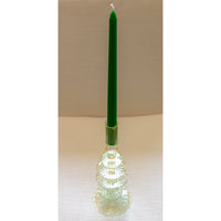 24 Extra Tall Pine Green Taper Candle - 6 Packs of 4