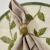 Straw Leaf Placemats – Leaf Green (Set of 4)