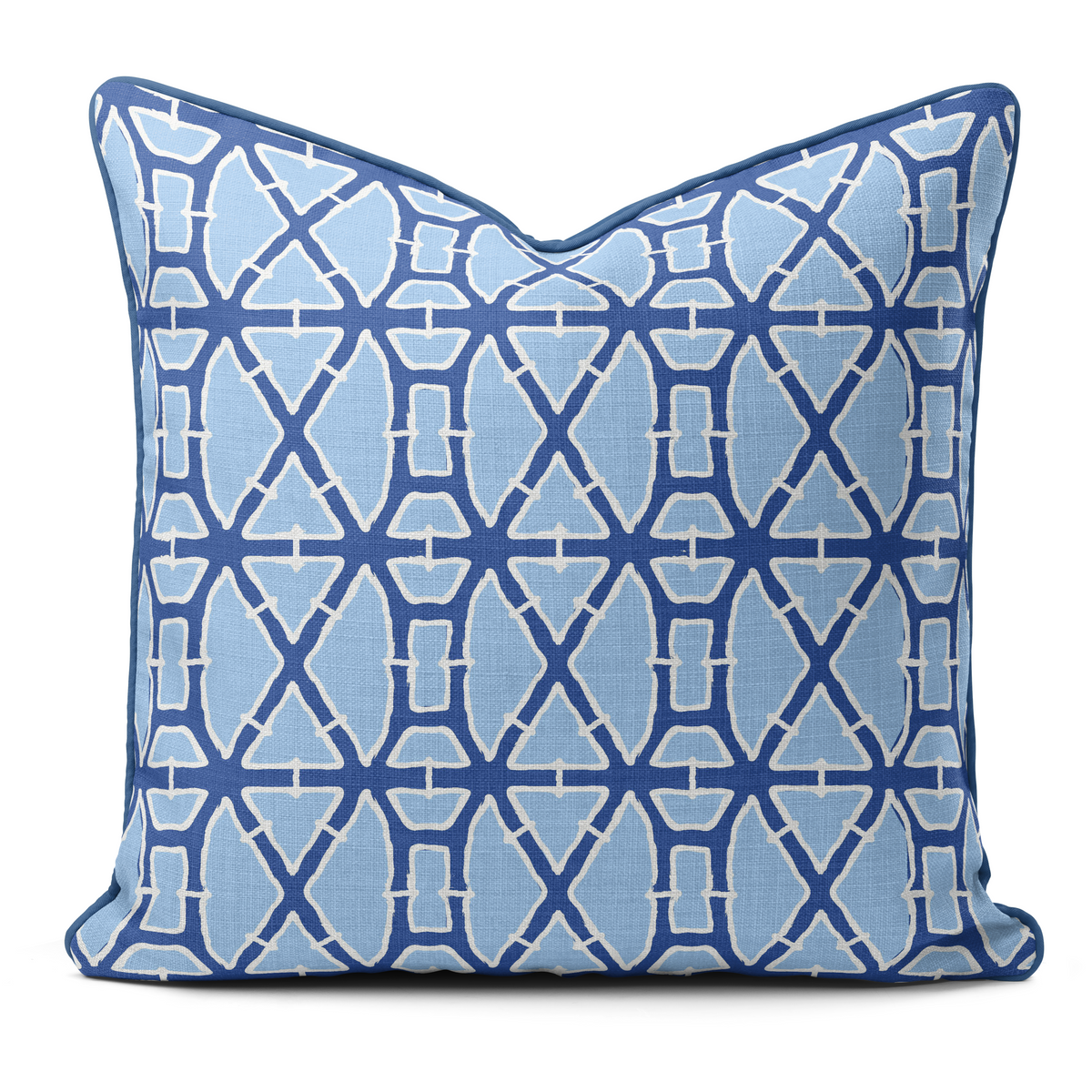 Bamboo - Piped Pillow Square (Various Colors and Sizes)
