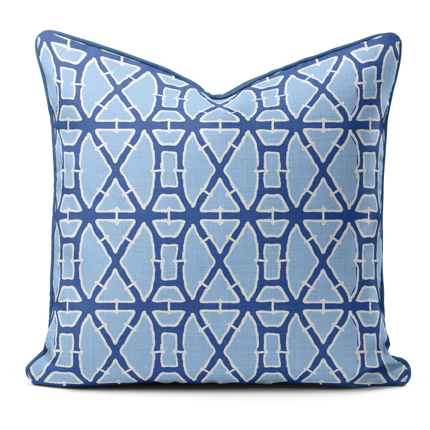 Bamboo - Piped Pillow Square (Various Colors and Sizes)