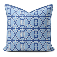 Bamboo - Piped Pillow Square (Various Colors and Sizes)