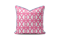 Bamboo - Piped Pillow Square (Various Colors and Sizes)