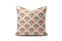 Coneflower - Piped Pillow Square (Various Colors and Sizes)