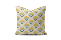 Coneflower - Piped Pillow Square (Various Colors and Sizes)