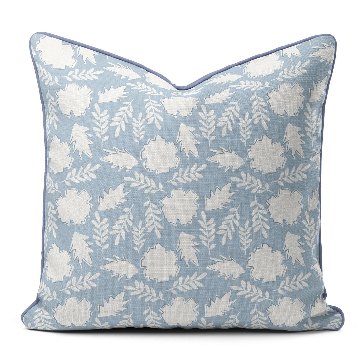 Daphne - Piped Pillow Square (Various Colors and Sizes)