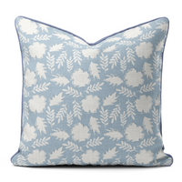 Daphne - Piped Pillow Square (Various Colors and Sizes)