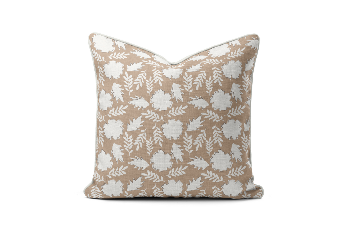 Daphne - Piped Pillow Square (Various Colors and Sizes)