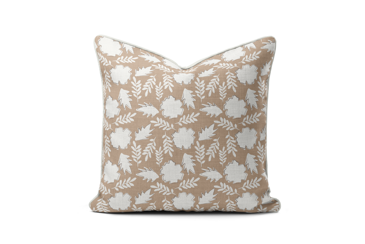 Daphne - Piped Pillow Square (Various Colors and Sizes)