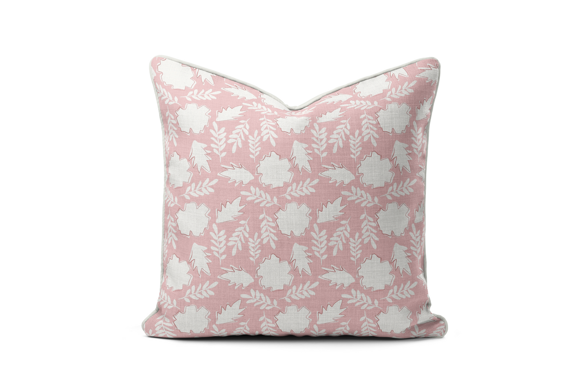 Daphne - Piped Pillow Square (Various Colors and Sizes)