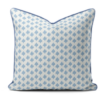 Flora - Piped Pillow Square (Various Sizes and Colors)