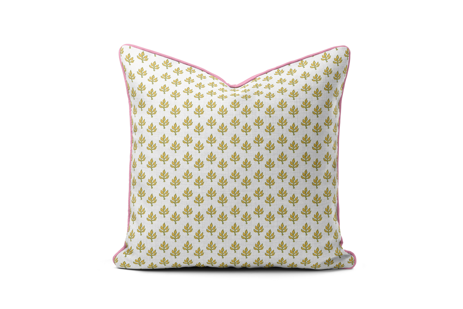 Flora - Piped Pillow Square (Various Sizes and Colors)