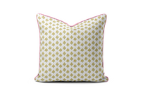 Flora - Piped Pillow Square (Various Sizes and Colors)