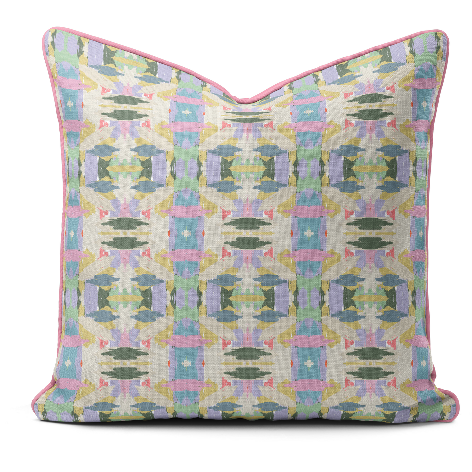 Mila - Piped Pillow Square (Various Colors and Sizes)