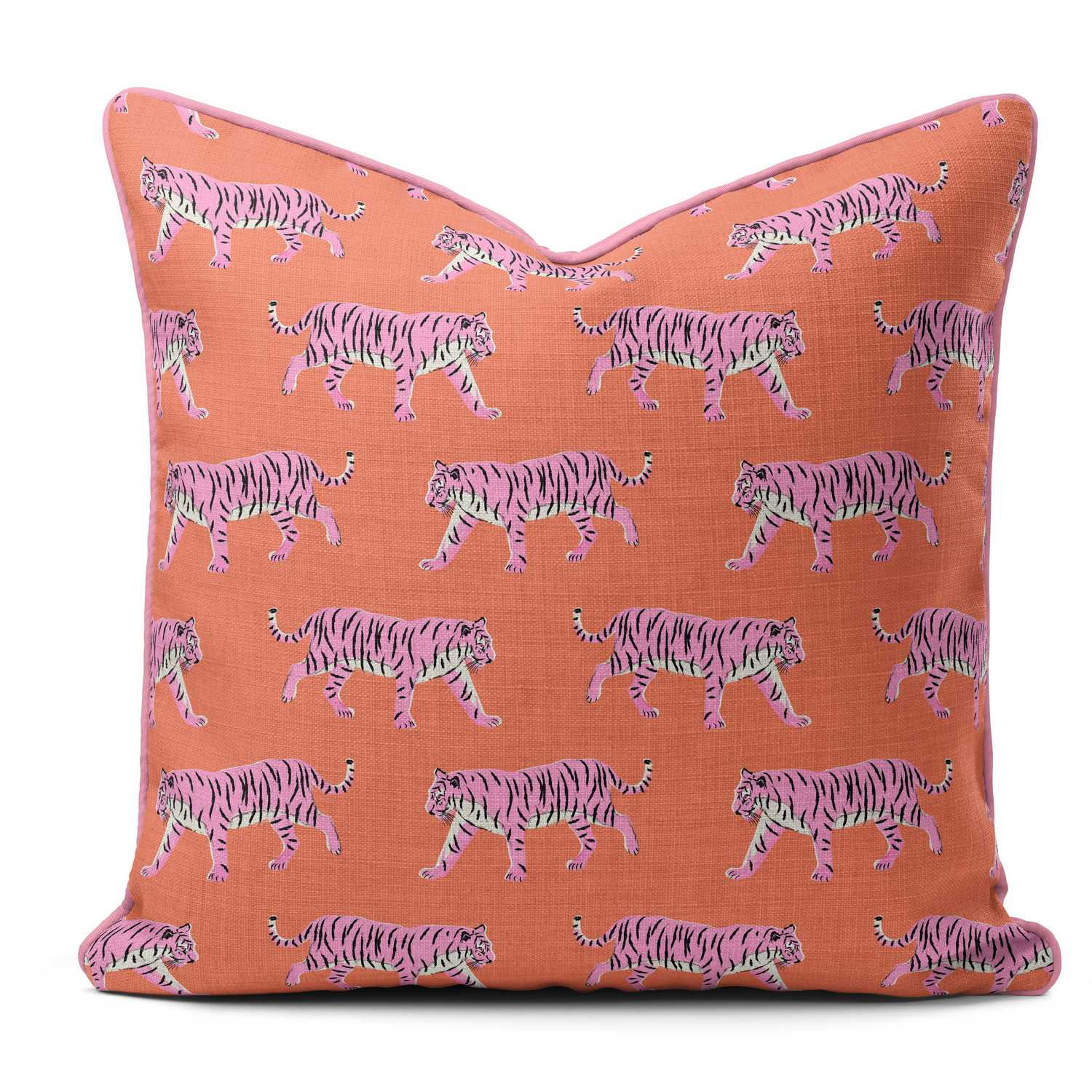 Big Cats - Piped Pillow Square (Various Sizes)
