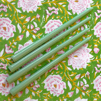 24 Extra Tall Pistachio Cream Taper Candle - 6 Packs of 4