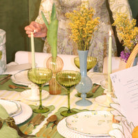 Extra Tall Pistachio Cream Taper Candle, 1 Case of 48 Packs (4 Candles per Pack)