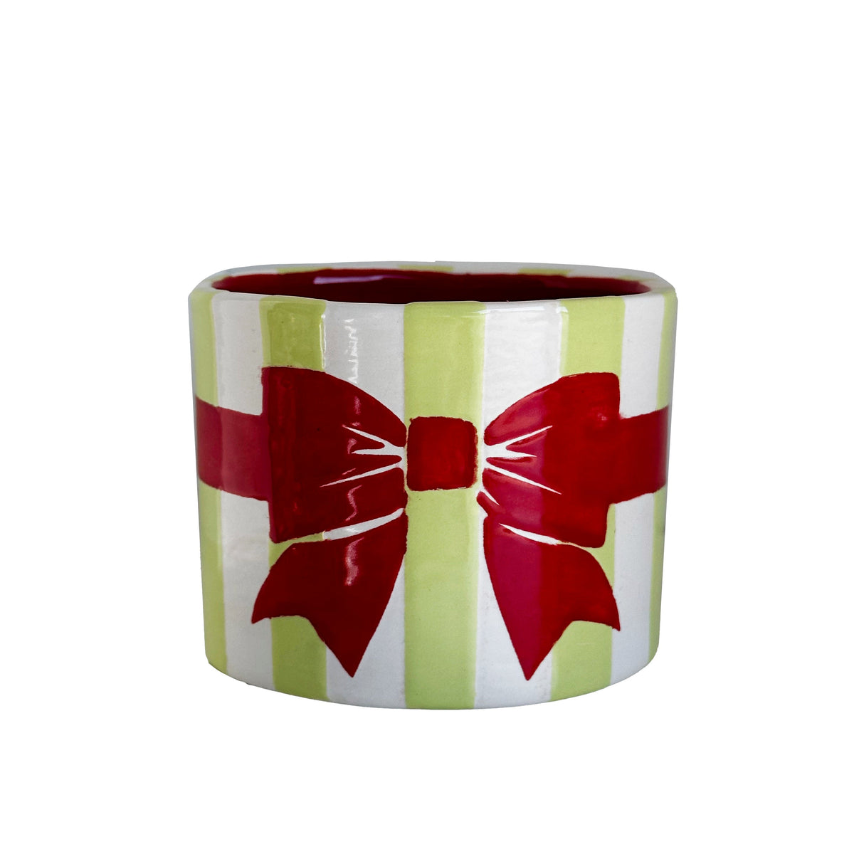 Wrapped up with a Ribbon Handpoured Candle & Vase