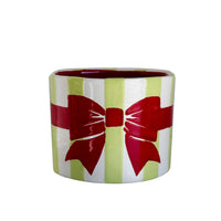 Wrapped up with a Ribbon Handpoured Candle & Vase