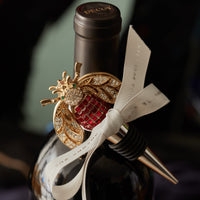Sparkle Bee Wine Stopper – Ruby
