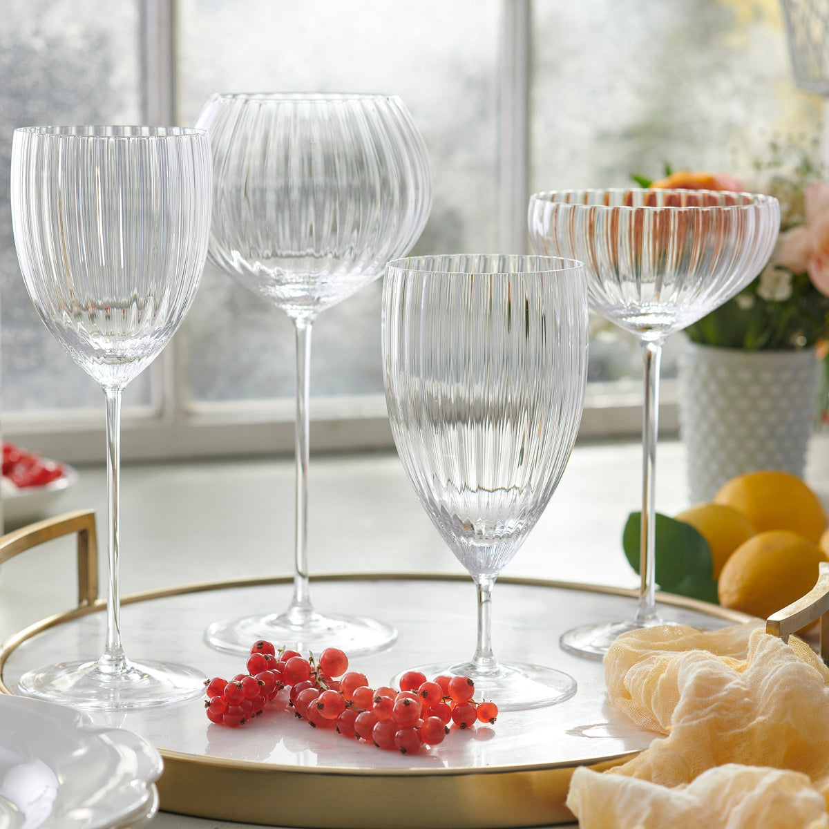 Quinn Coupe Glasses, Set of 2