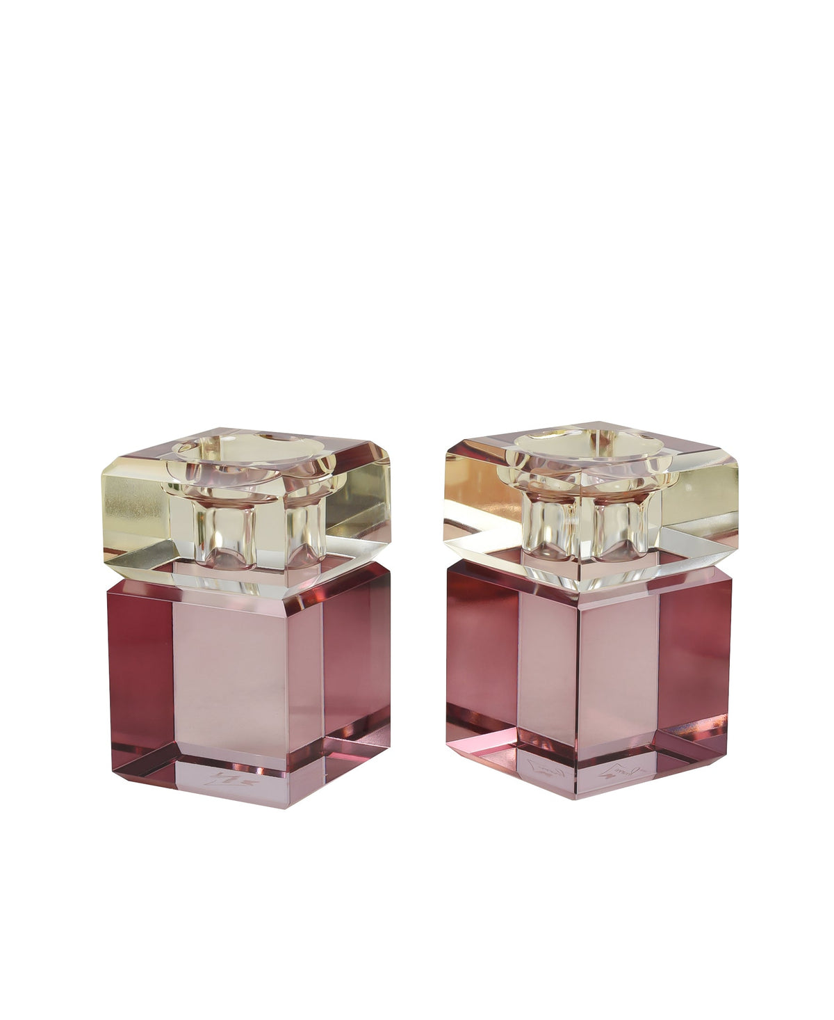 Regal Two Tone Candleholders (Various Colors)