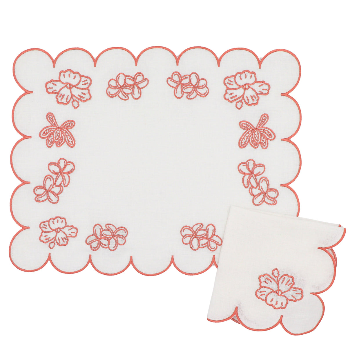 Rosette Ivory Placemat - Set of 4