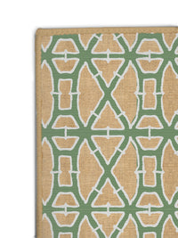 Bamboo Green Nu-Jute Rug - Washable (Various Sizes)