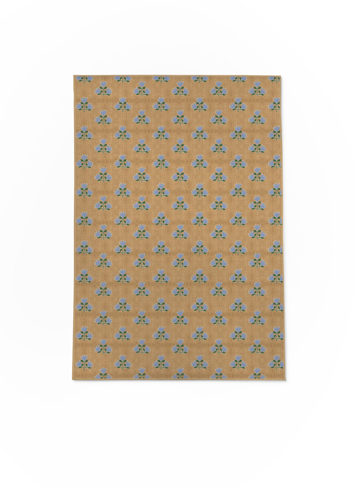 Clementine Blue Nu-Jute Rug - Washable (Various Sizes)