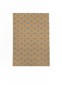 Clementine Blue Nu-Jute Rug - Washable (Various Sizes)