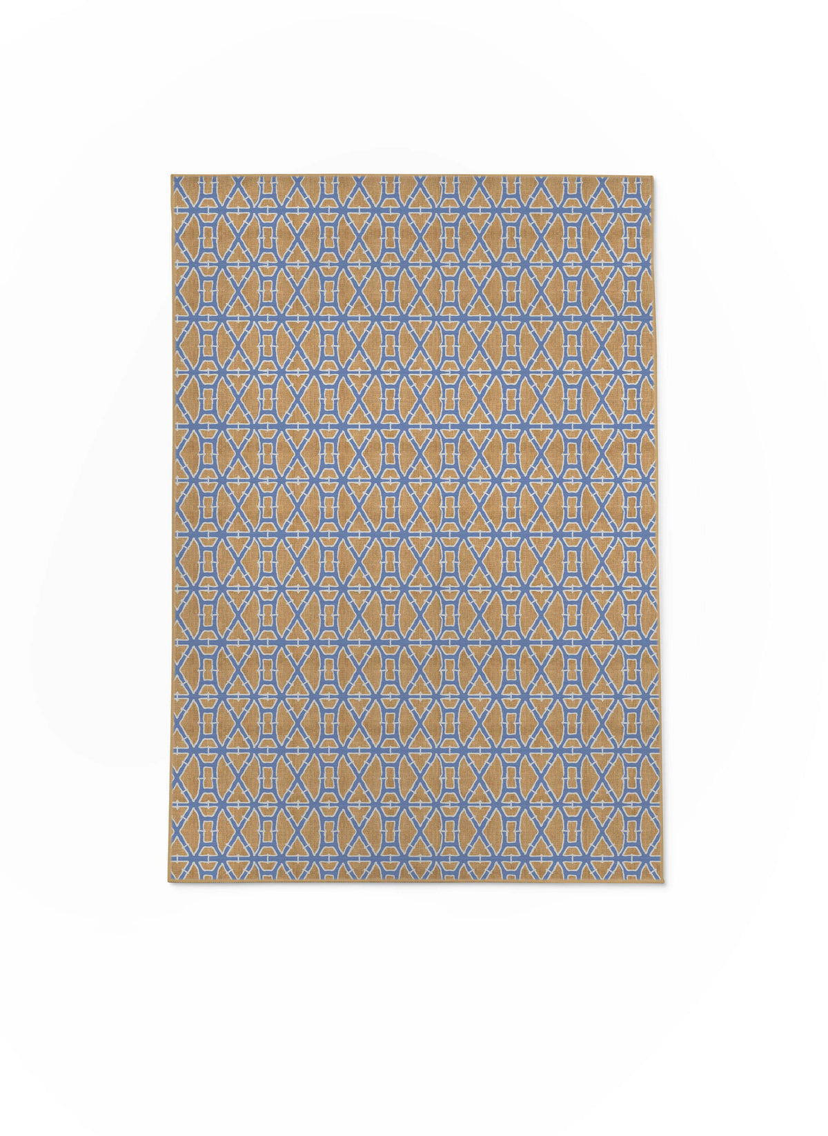 Bamboo Blue Nu-Jute Rug - Washable (Various Sizes)