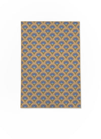 Coneflower Blue Nu-Jute Rug - Washable (Various Sizes)