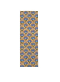 Coneflower Blue Nu-Jute Rug - Washable (Various Sizes)