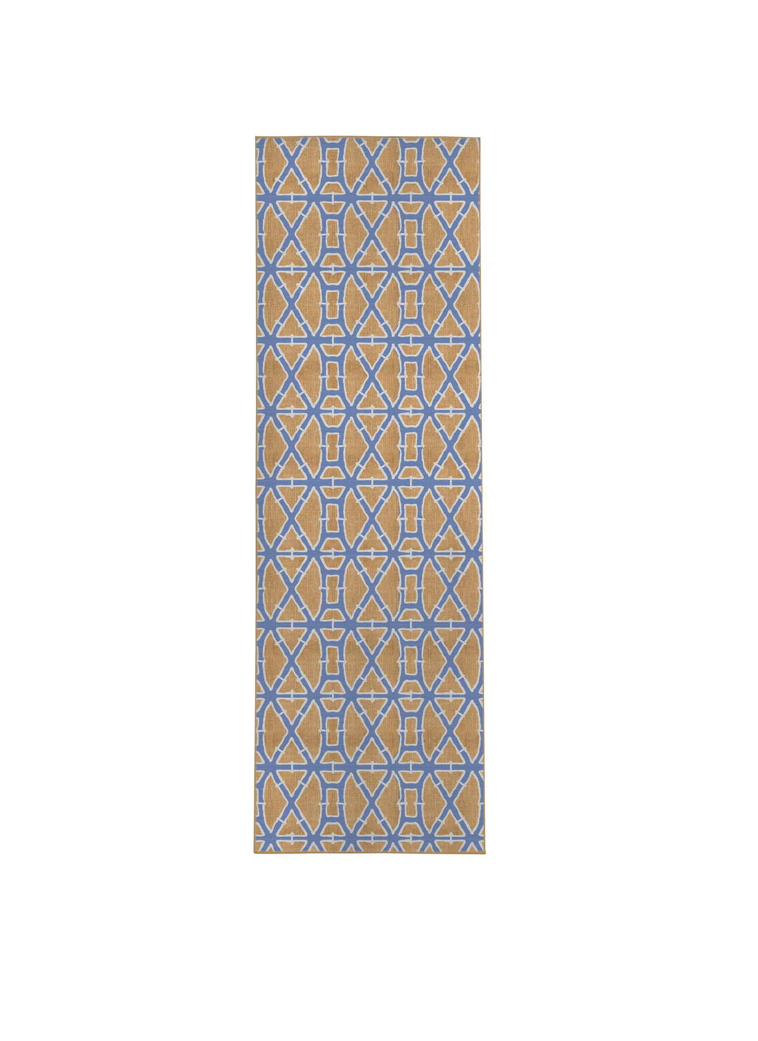 Bamboo Blue Nu-Jute Rug - Washable (Various Sizes)